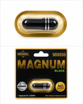 Magnum 989898 Black Capsules (4 Count) – Men’s Herbal Wellness Support